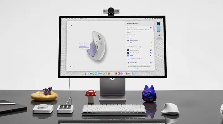 910-007578 - Logitech MX Master 4 for Mac - WHT SIL