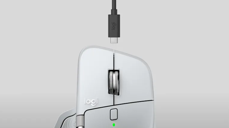 910-007578 - Logitech MX Master 4 for Mac - WHT SIL