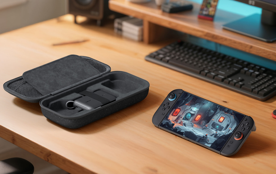 Belkin ENA001FQCH - Charging Case for Switch 2 # Charcoal