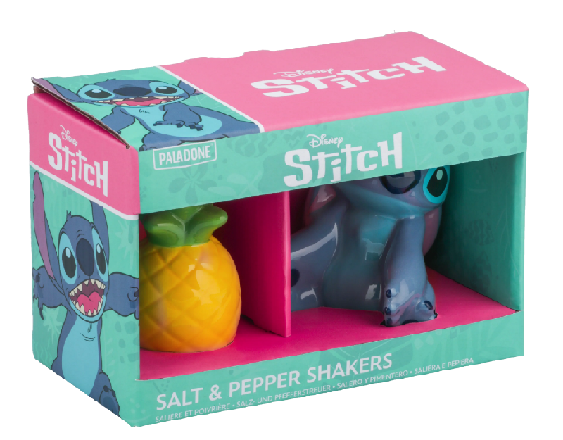 Paladone Becher & Tassen PSPSP – Disney Stitch und Ananas Salz- & Pfefferstreuer