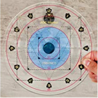 ENTTADM100CLEW - Enhance Tabletop AOE Damage Marker - Clear