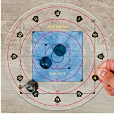 ENTTADM100CLEW - Enhance Tabletop AOE Damage Marker - Clear