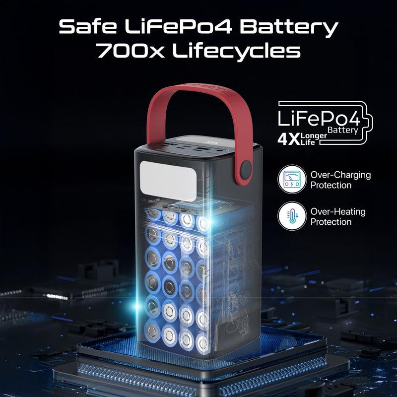 Promate POWERMINE-80PRO - 80000mAh High Capacity Power Bank with 100W PD. Multiple Input/Output Ports 3