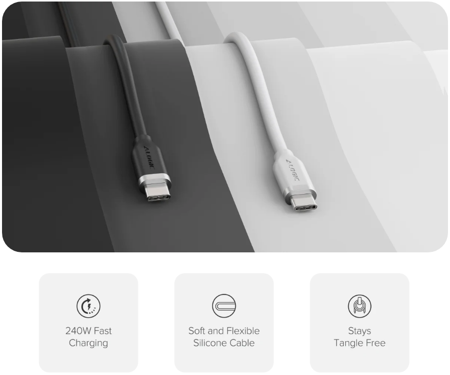 ALOGIC ELSI5U2CCPK2 - USB-C CHARGING CABLE - 240W 2M PINK