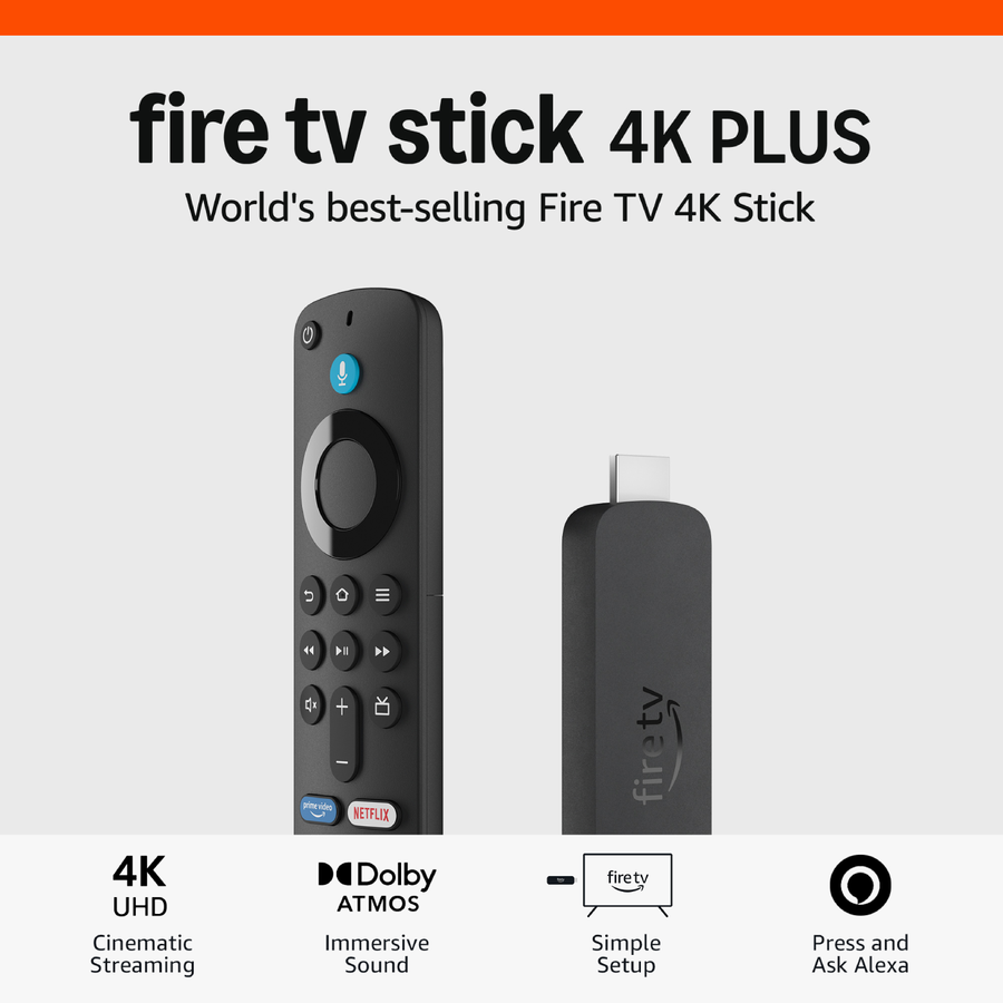Amazon  All New Fire TV Stick 4K Plus ( 2025 )