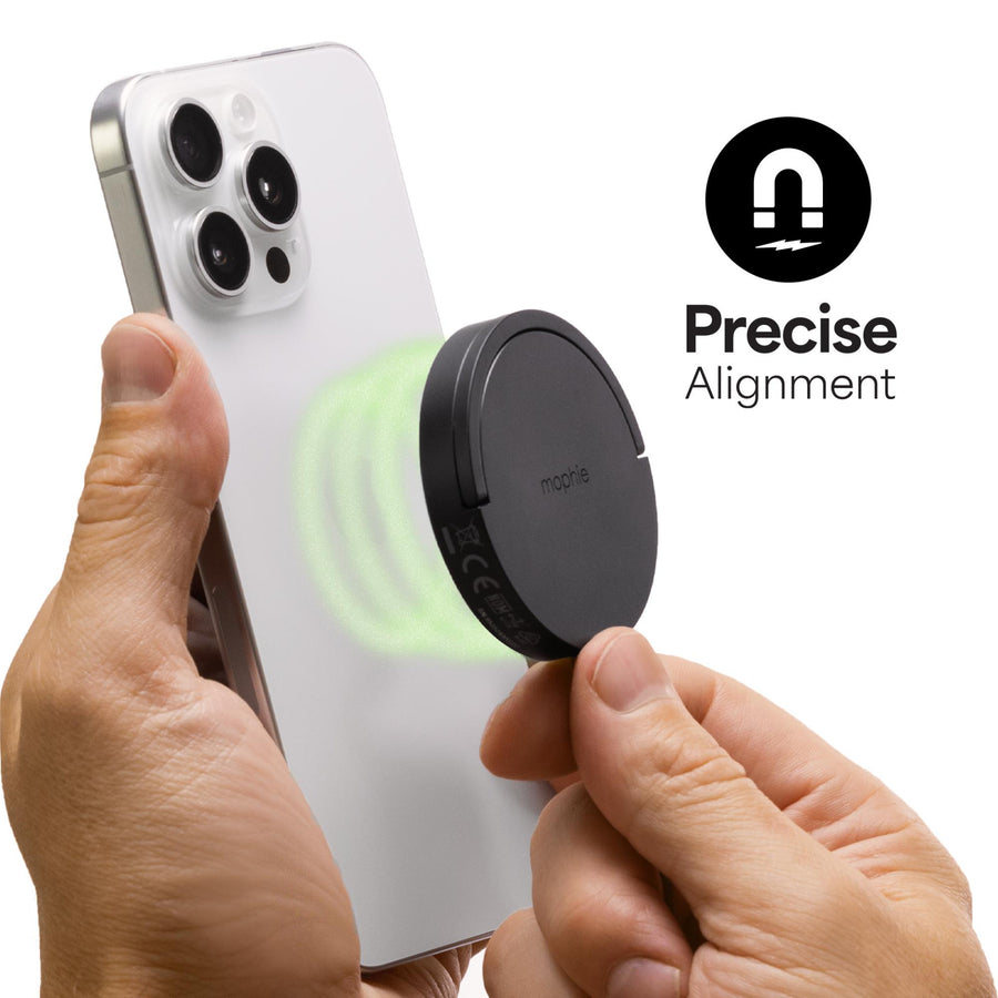 ZAGG 401316198 - mophie Qi2 Kabelloses Ladepad mit Ständer