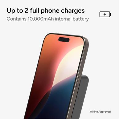 ZAGG 401118250 - mophie PowerStation Qi2 Wireless 10k, Black