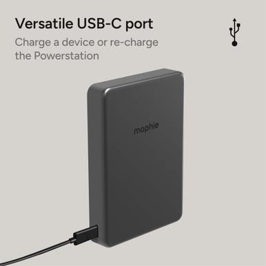 ZAGG 401118250 - mophie PowerStation Qi2 Wireless 10k, Black