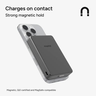 ZAGG 401118250 - mophie PowerStation Qi2 Wireless 10k, Black