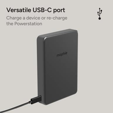 ZAGG 401118248 - mophie PowerStation mini Qi2 Wireless 5k, Black