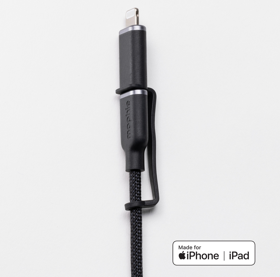 ZAGG 409916690 - mophie Chargestream Switch Tip Kabel, C-C-LTG, 1m Schwarz
