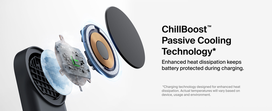 Belkin WIZ037AUBK - UltraCharge 3-in-1 Foldable Magnetic Cha