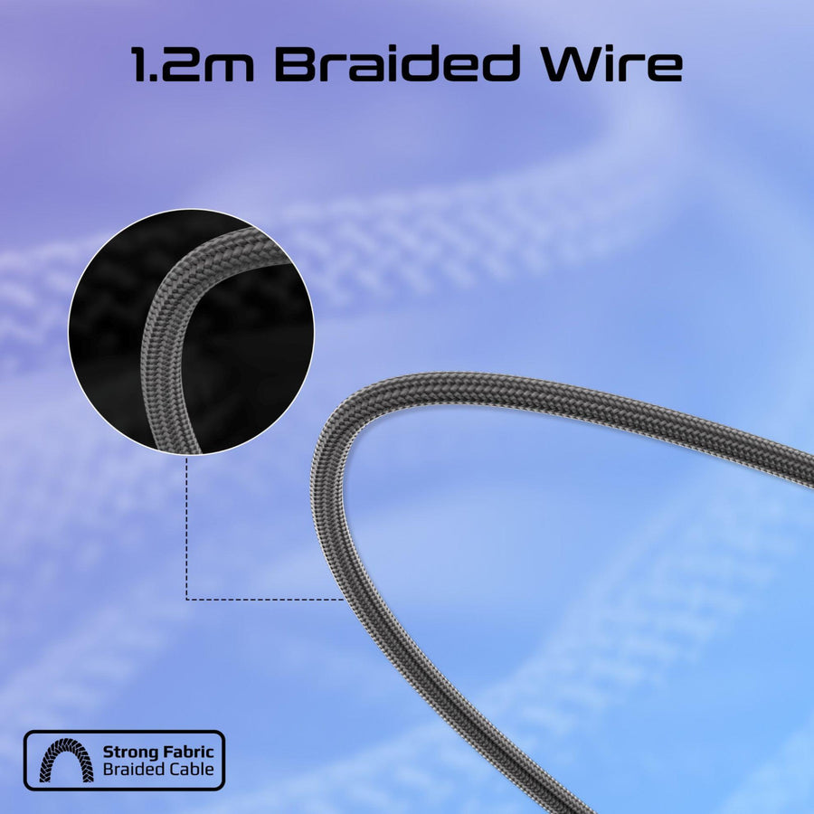 Promate MONOPOD-C-BLK - Mono In-Ear Wired Earphone with USB-C Connector. In-Line Microphone & Volume