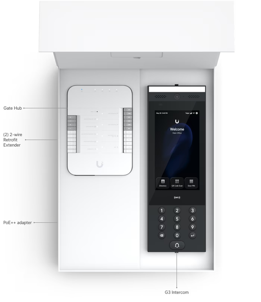 UA-G3-SK-Gate - Ubiquiti UniFi Access G3 Gate Access Starter Kit