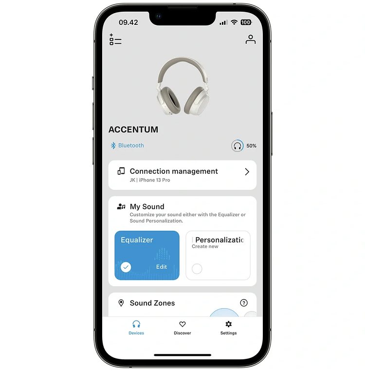700381 - Sennheiser Accentum Wireless Over Ear Blue