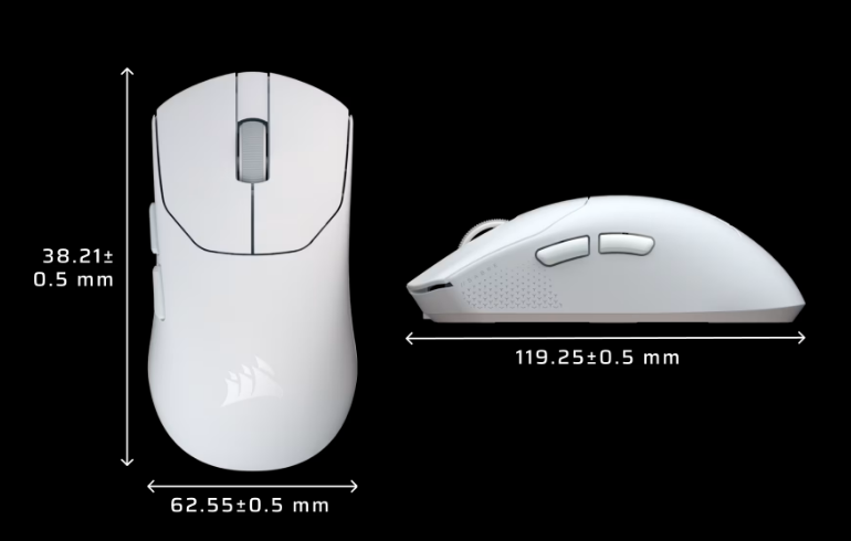CH-931G000-WW - CORSAIR SABRE V2 PRO ULTRALIGHT WIRELESS MOUSE - BLK