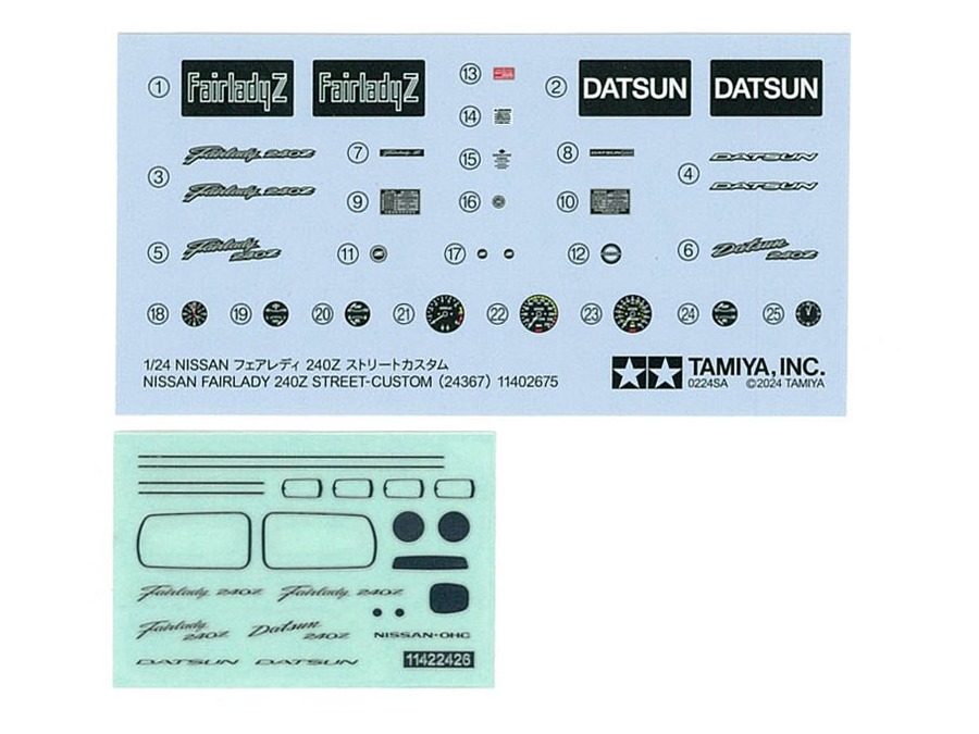Tamiya 24367 - TAMIYA 1/24 240Z CUSTOM STREET