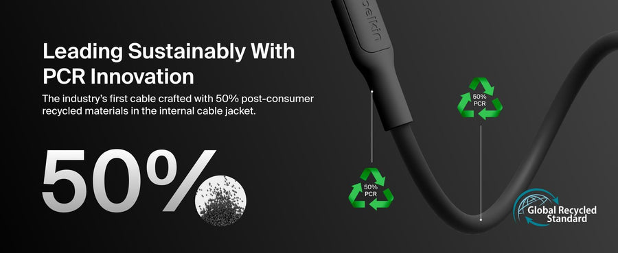 Belkin BoostCharge USB-C to USB-C Cable 60W - 1m ( Black )