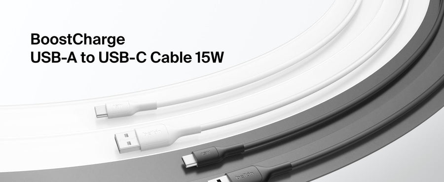 Belkin BoostCharge USB-A to USB-C Cable - 1m - White