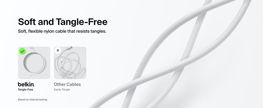 Belkin BoostCharge USB-A to USB-C Cable - 1m - White