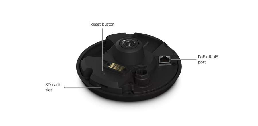 UVC-G6-Pro-360-B - Ubiquiti UniFi G6 Pro 360 Black All-weather Vandal-resistant 12MP 360° PoE Camera