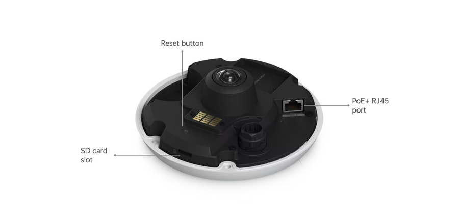 UVC-G6-Pro-360-W - Ubiquiti UniFi G6 Pro 360 White All-weather Vandal-resistant 12MP 360° PoE Camera