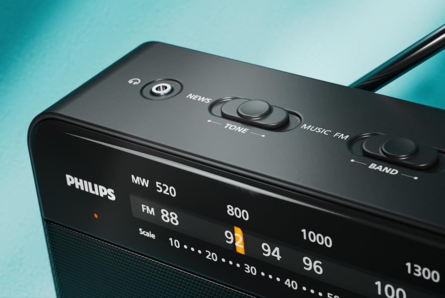 TAR2509 - PHILIPS PORTABLE FM/AM RADIO