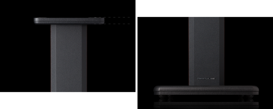Airpulse by Edifier ST300  Premium Speaker Floor Stand Pair - Walnut