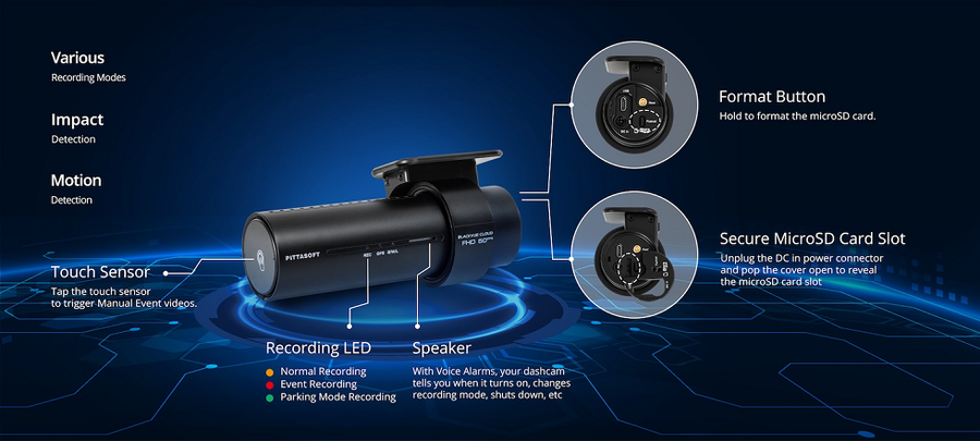 DR770X-1CH-II - BLACKVUE DR770X-1CH-II FRONT FACING FULL HD (1080) DASHCAM 64 GB
