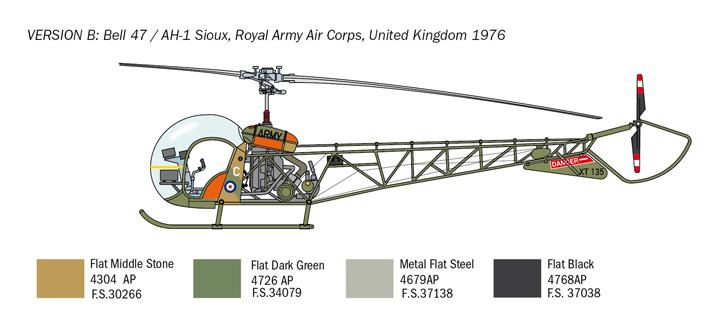 Italeri 1-2820 - ITALERI 1/48 SIOUX VIETNAM AUSTRALIAN ARMY