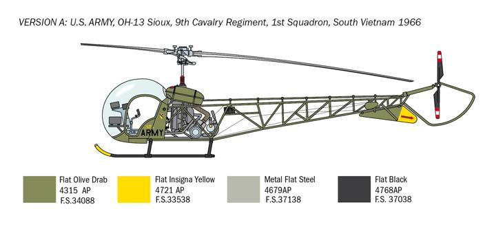 Italeri 1-2820 - ITALERI 1/48 SIOUX VIETNAM AUSTRALIAN ARMY