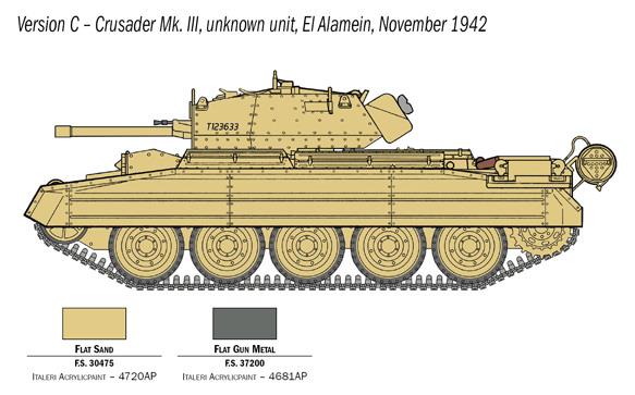 Italeri 1-6592 - ITALERI 1/35 CRUSADER Mk.III W/CREW