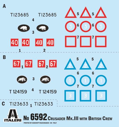 Italeri 1-6592 - ITALERI 1/35 CRUSADER Mk.III W/CREW