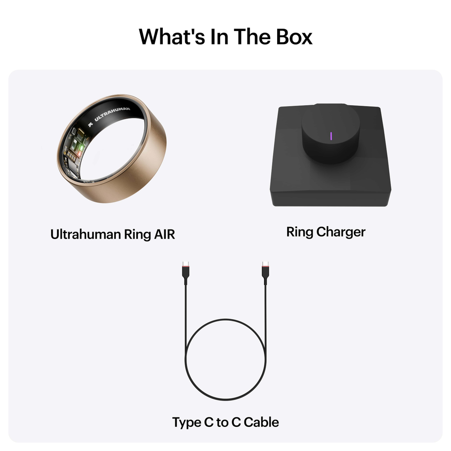UHRA-BR-08 - Ultrahuman Ring AIR - Brushed Rose Gold - Size 8