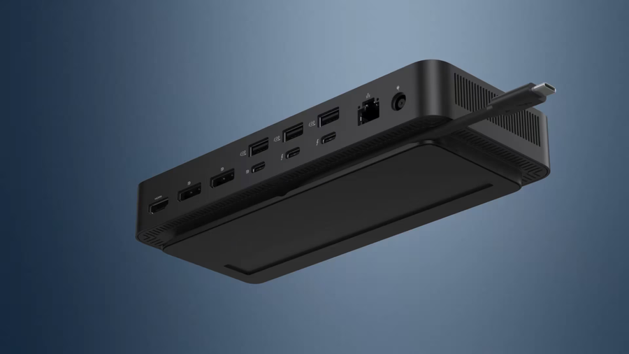 Dell Pro Thunderbolt 4 Dock WD25TB4, USB-C Quad 4K 60Hz Display Alt Mode Docking Station with 130W