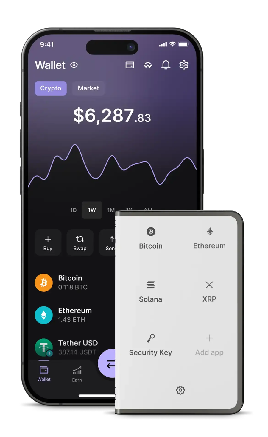Ledger STAX-RKEY-ENZHSZHTTH - Stax Crypto Hardware Wallet+Recov Key AU