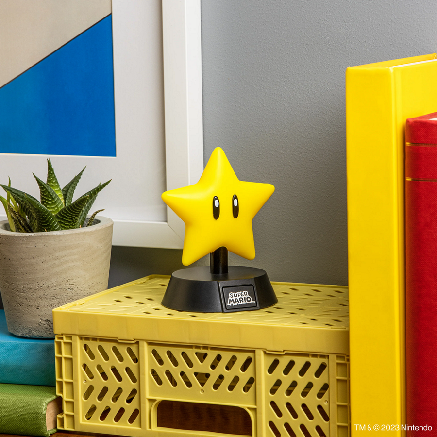 Paladone Icon Lights PIDSSL - Super Mario Super-Stern Icon-Lampe
