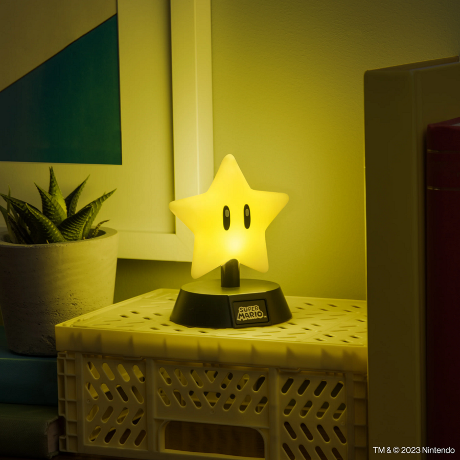 Paladone Icon Lights PIDSSL - Super Mario Super-Stern Icon-Lampe