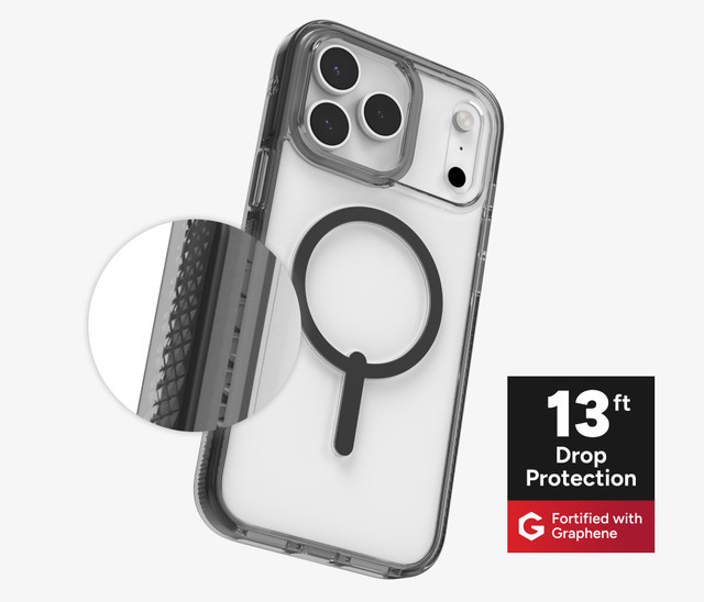 702318904 - ZAGG Santa Cruz Snap Case, iPhone 17, Black