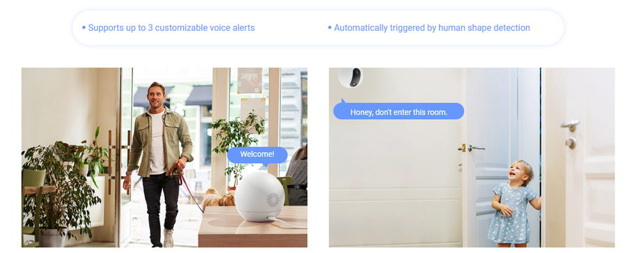 EZVIZ C60P - 4MP (2K+) Indoor WiFi Camera w/ Dual Lens. Motorized Horizontal 360 Pan View