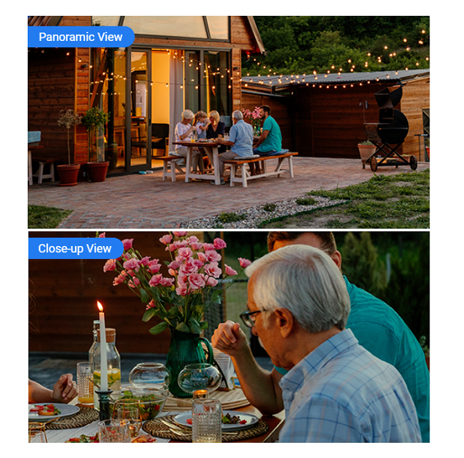 EZVIZ H80F - 2K+x3 Triple-lens Outdoor Wired WiFi Smart Home Camera. 2K+ Triple Lenses