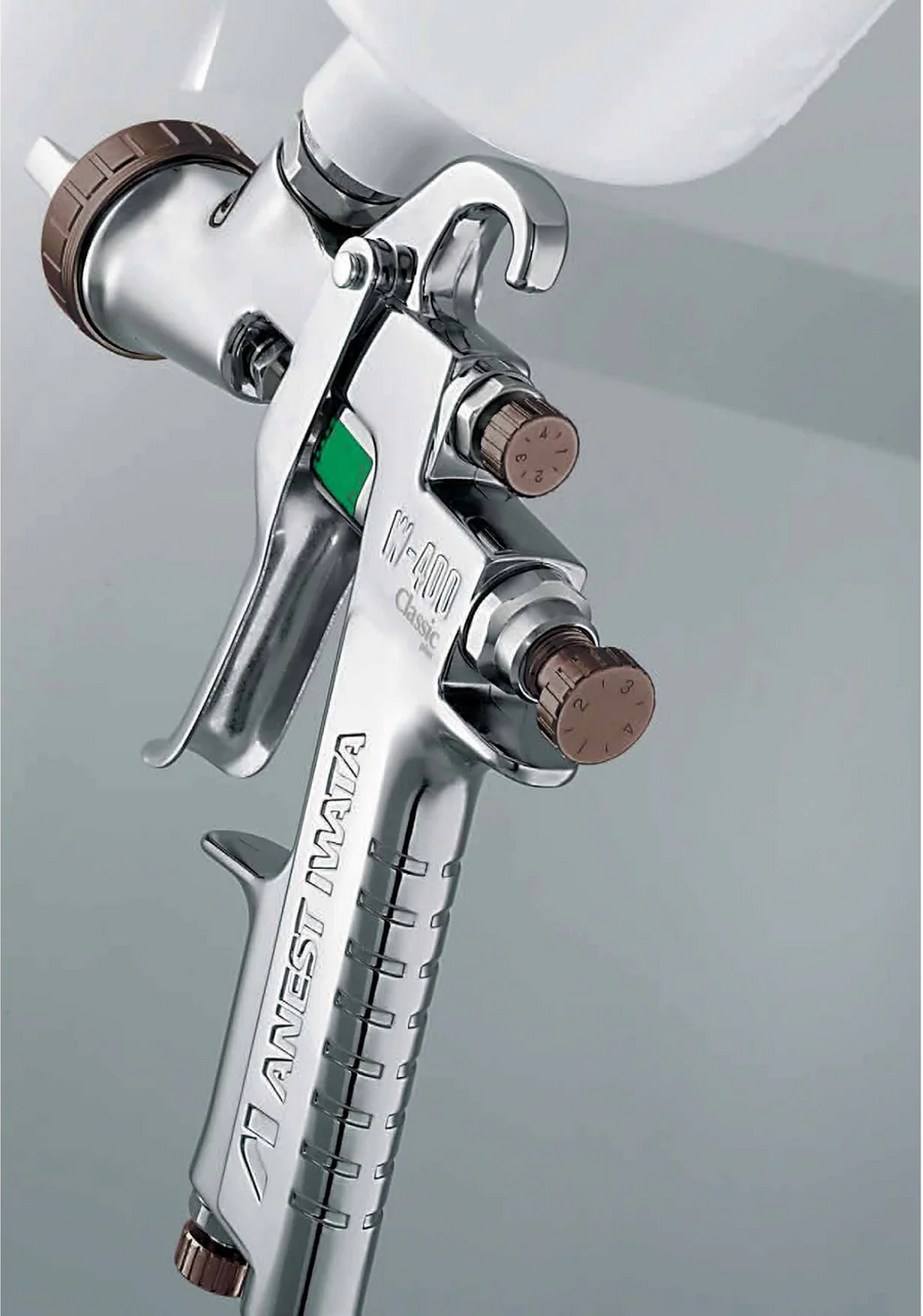 W400BA144G - IWATA GRAVITY SPRAYGUN W400 BELL ARIA 1.4MM GUN ONLY
