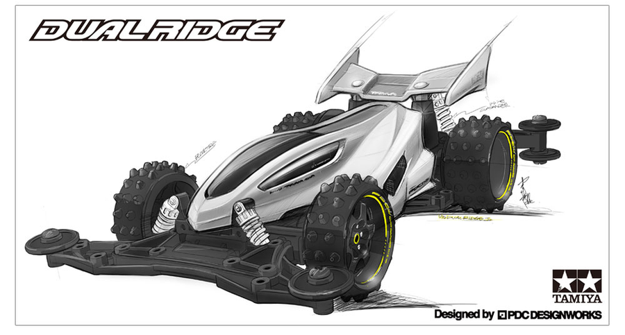 Tamiya Tamiya 18096 - MINI 4WD DUAL RIDGE JUNIOR VZ