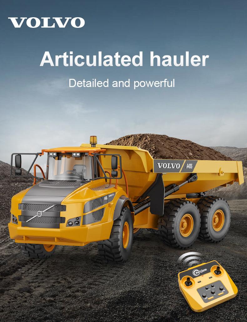 CADA/DOUBLE E E591-003 - DOUBLE E: 1:20 VOLVO A40G DUMP TRUCK R/C