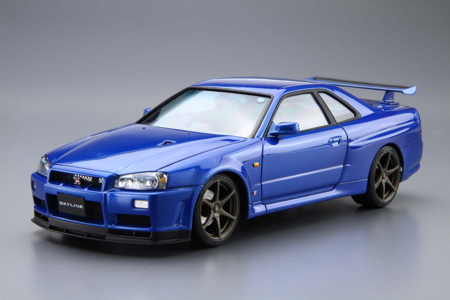 Aoshima 3-5858 - AOSHIMA 1/24 NISSAN R-34 SKYLINE GT-R V-SPEC'02