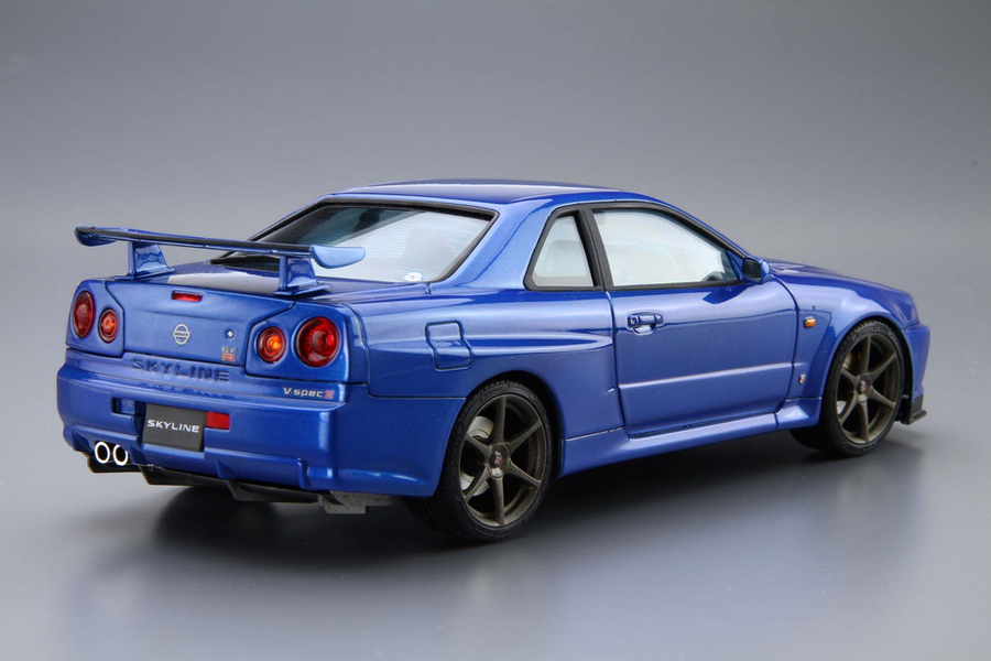 Aoshima 3-5858 - AOSHIMA 1/24 NISSAN R-34 SKYLINE GT-R V-SPEC'02