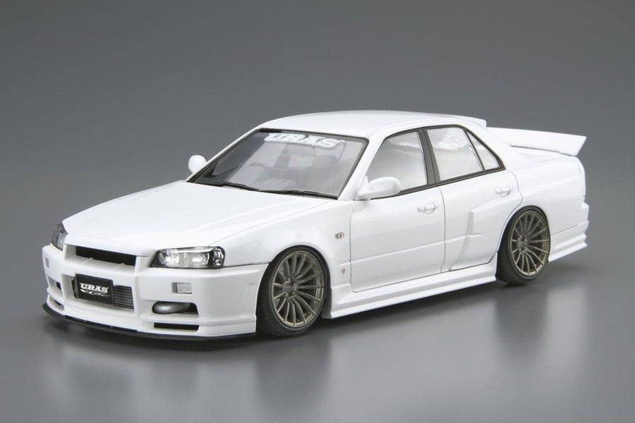Aoshima 3-5534 - AOSHIMA 1/24 NISSAN SKYLINE R34 25GT URAS'01