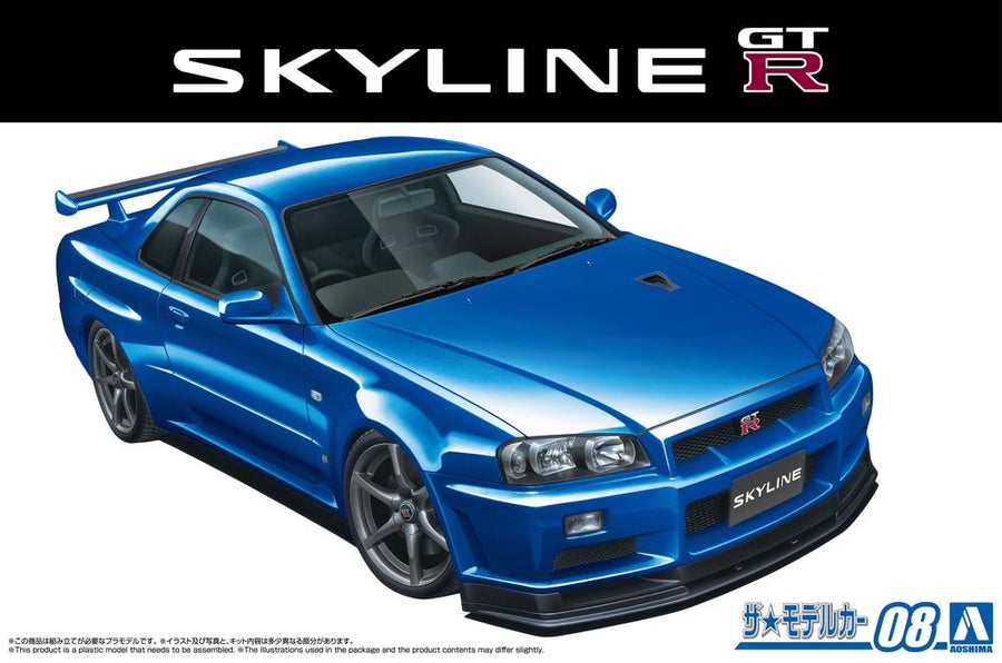Aoshima 3-5858 - AOSHIMA 1/24 NISSAN R-34 SKYLINE GT-R V-SPEC'02