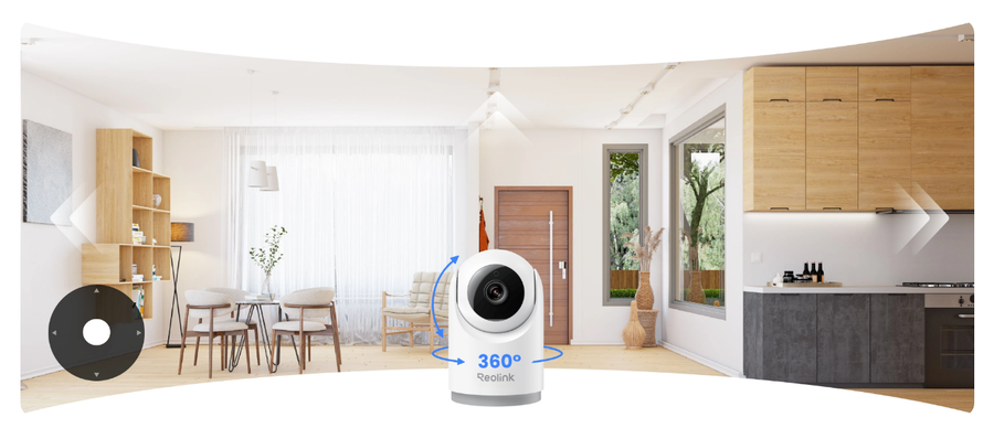 E321 - Reolink 2K Pan-Tilt Indoor Camera
