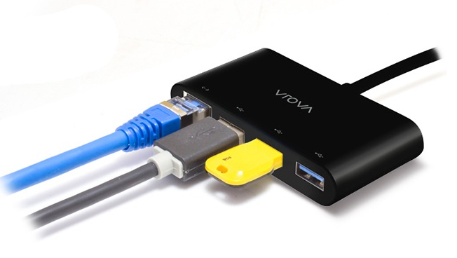 ALOGIC U33HGHEDF - USB3.0 3-PORT-HUB UND GIGABIT-ADAPTER